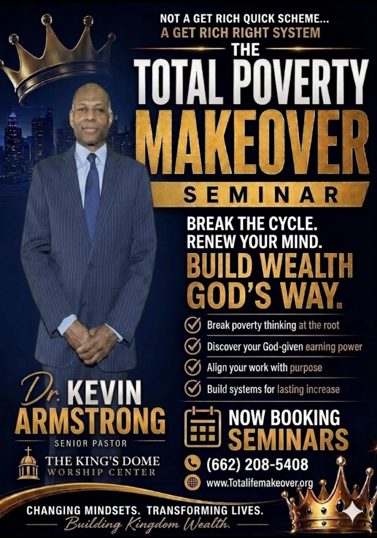 Total Poverty Makeover Seminar with Dr. Kevin Armstrong